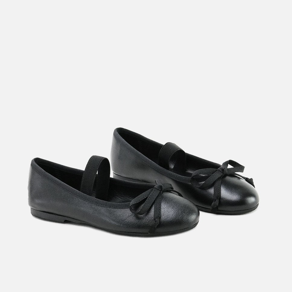 loafer handschuh Schwarze Napa-Handschuh-Ballerinas Papanatas | Eli 1957 – Eli 1957