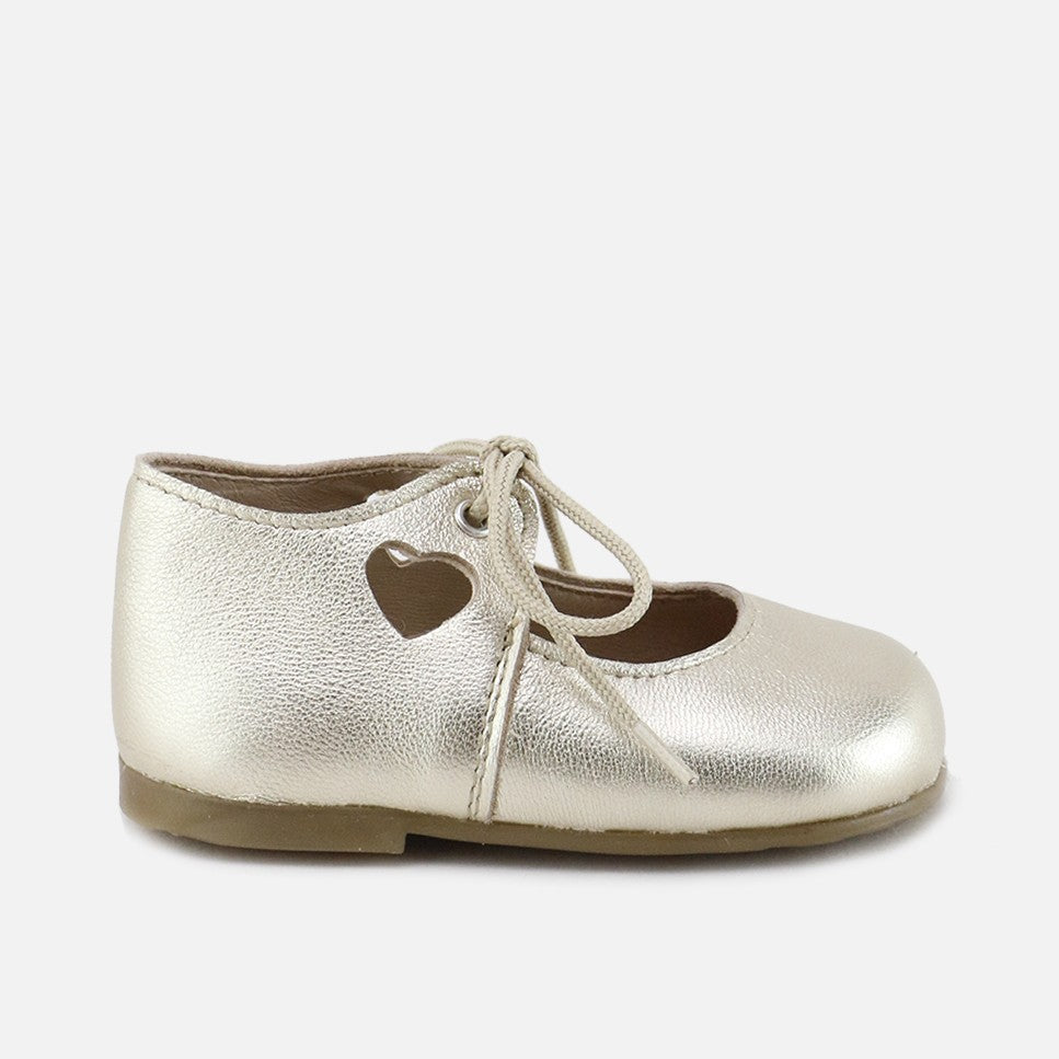 slim fit dress slacks Nina Girls' 6-12 Tuley Mary Jane Dress Shoes - Light Gold main image 0
