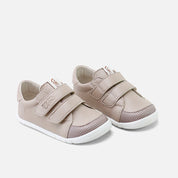 Elisoft Nude Double-Zip Barefoot Sneakers | Eli 1957