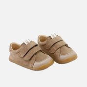 Elisoft Alpaca Velour Double-Zip Barefoot Sneakers | Eli 1957