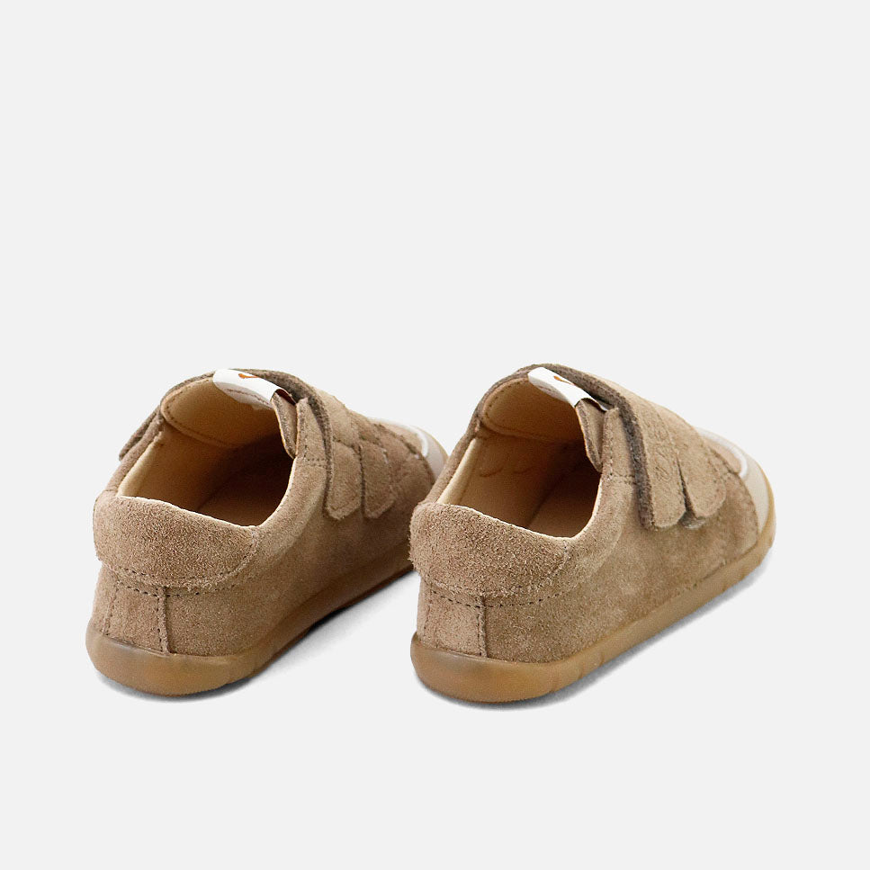 Elisoft Alpaca Velour Double-Zip Barefoot Sneakers | Eli 1957