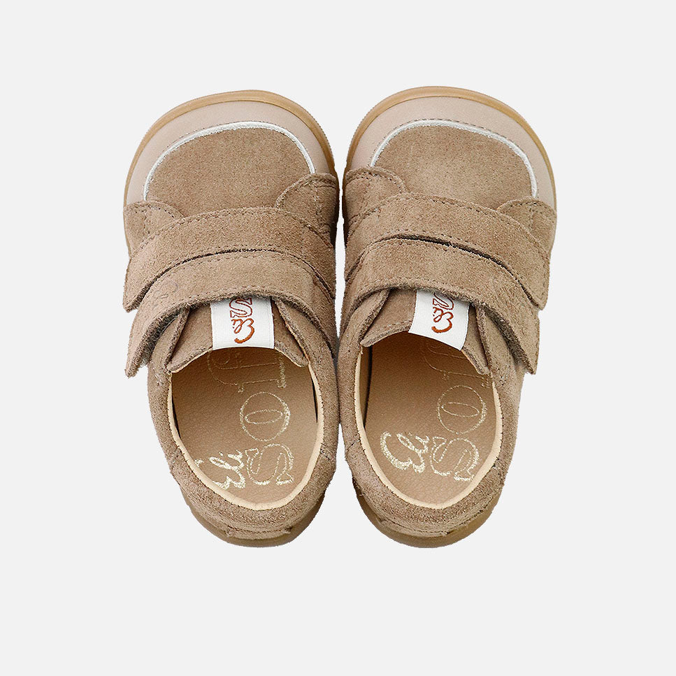 Elisoft Alpaca Velour Double-Zip Barefoot Sneakers | Eli 1957