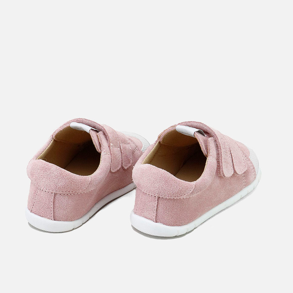 Deportivos barefoot doble cierre piel velour rospale Elisoft | Eli 1957