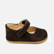 Soft, perforated Mary Janes in English leather, express Elisoft | Eli 1957