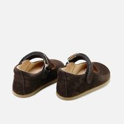 Soft, perforated Mary Janes in English leather, express Elisoft | Eli 1957