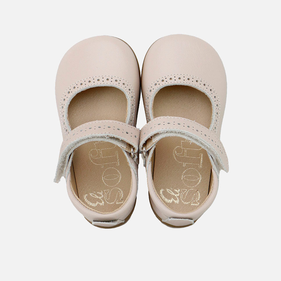 Soft, chopped Mary Janes in napa leather, Elisoft makeup | Eli 1957