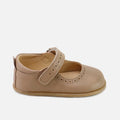 Soft, chopped Mary Janes in sand napa leather, Elisoft | Eli 1957