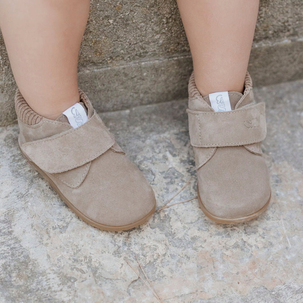 Classic brown velour leather Elisoft boots | Eli 1957