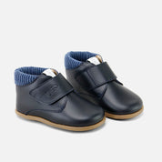 Classic blue napa leather Elisoft boots | Eli 1957
