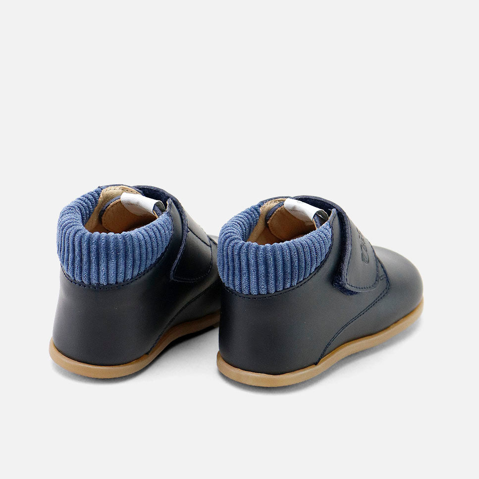 Classic blue napa leather Elisoft boots | Eli 1957