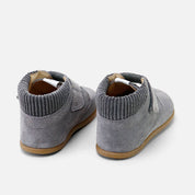 Classic Elisoft steel-toe velour leather boots | Eli 1957