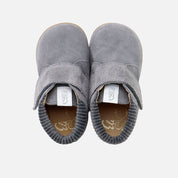 Classic Elisoft steel-toe velour leather boots | Eli 1957