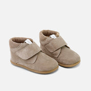 Classic brown velour leather Elisoft boots | Eli 1957