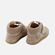 Classic brown velour leather Elisoft boots | Eli 1957