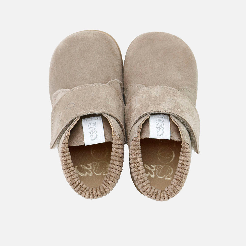 Classic brown velour leather Elisoft boots | Eli 1957