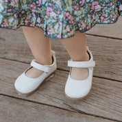 Soft wave Mary Janes in beige napa leather, Elisoft | Eli 1957