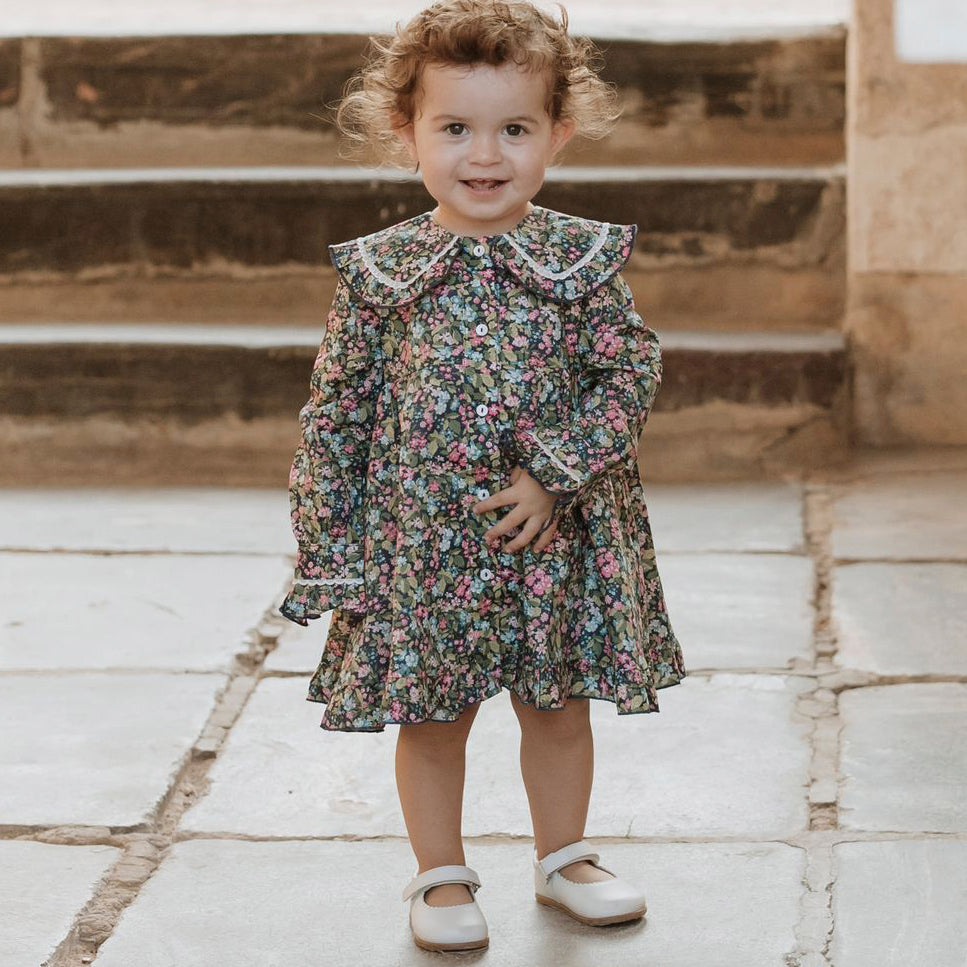 Soft wave Mary Janes in beige napa leather, Elisoft | Eli 1957