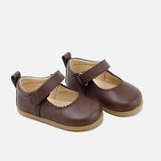 Mary Janes, soft waves, Cathay Moka leather, Elisoft | Eli 1957