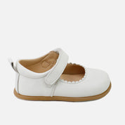 Soft wave Mary Janes in beige napa leather, Elisoft | Eli 1957