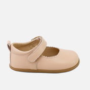 Soft wave Mary Janes in nude nappa leather Elisoft | Eli 1957