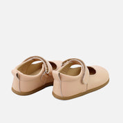 Soft wave Mary Janes in nude nappa leather Elisoft | Eli 1957