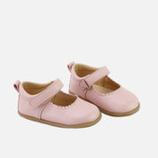 Pink nappa leather soft wave Mary Janes Elisoft | Eli 1957