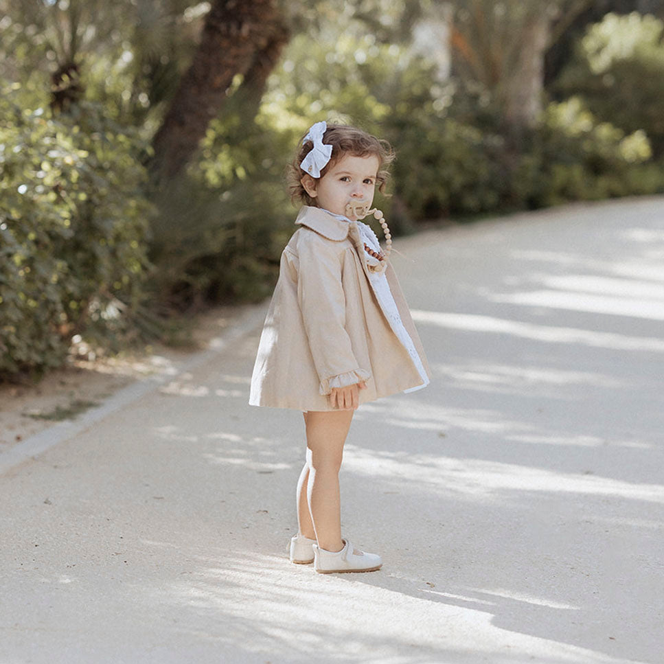 Merceditas ondas blanditas piel napa beig Elisoft | Eli 1957