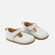 Beige nappa leather pepitos Elisoft | Eli 1957