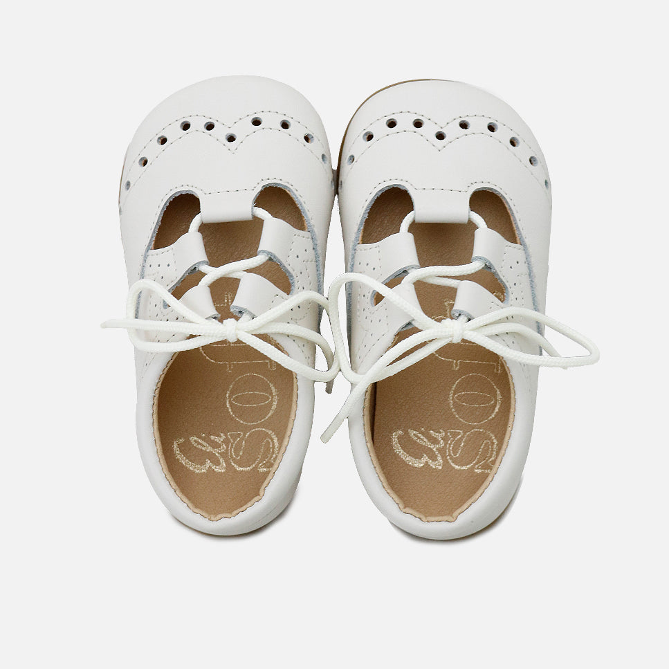 Inglesitos barefoot piel napa beig Elisoft | Eli 1957