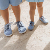 Inglesitos barefoot piel napa steel Elisoft | Eli 1957