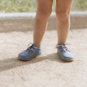 Inglesitos barefoot piel napa steel Elisoft | Eli 1957
