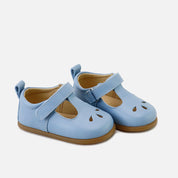 Pepitos barefoot picados lagrimas piel napa steel Elisoft | Eli 1957