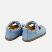 Pepitos barefoot picados lagrimas piel napa steel Elisoft | Eli 1957