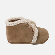 Cute alpaca velour baby bootie | Eli 1957