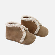 Cute alpaca velour baby bootie | Eli 1957