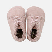 Cute velour baby bootie with makeup | Eli 1957