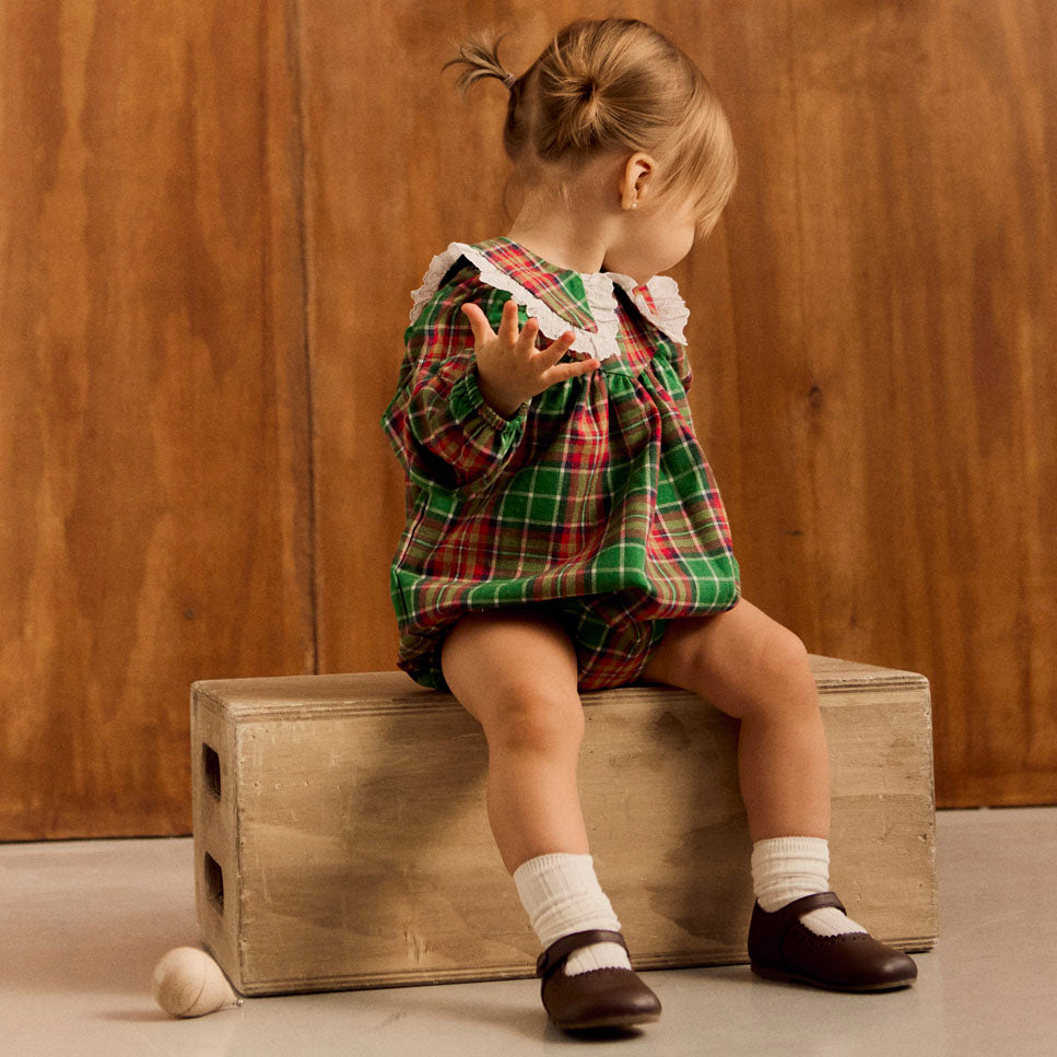 Mocha Chopped Mary Janes First Steps Cucada | Eli 1957