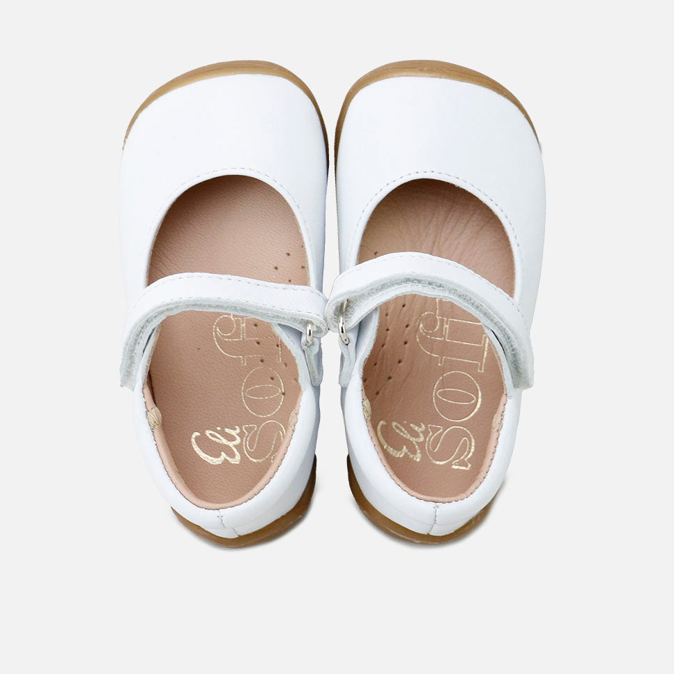 Guantino Blanco Elisoft Mary Janes | Eli 1957