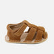 Sandalias barefoot tiras piel afelpado muscade Elisoft | Eli 1957