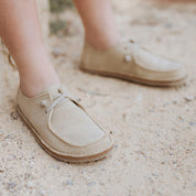 Beige canvas barefoot Blucher Elisoft | Eli 1957