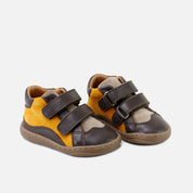 Eli Soft Ebony Napa Leather Double-Zip Barefoot Boots | Eli 1957