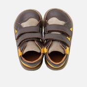 Eli Soft Ebony Napa Leather Double-Zip Barefoot Boots | Eli 1957