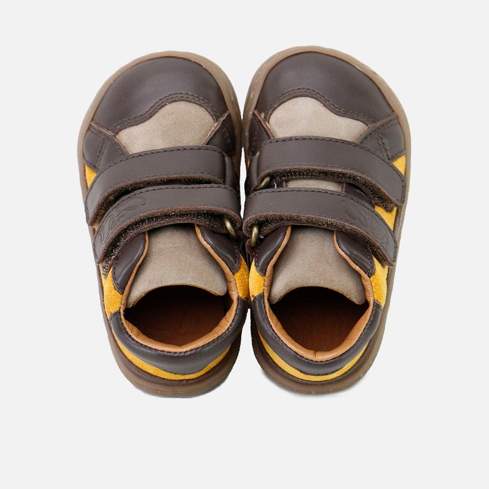 Eli Soft Ebony Napa Leather Double-Zip Barefoot Boots | Eli 1957