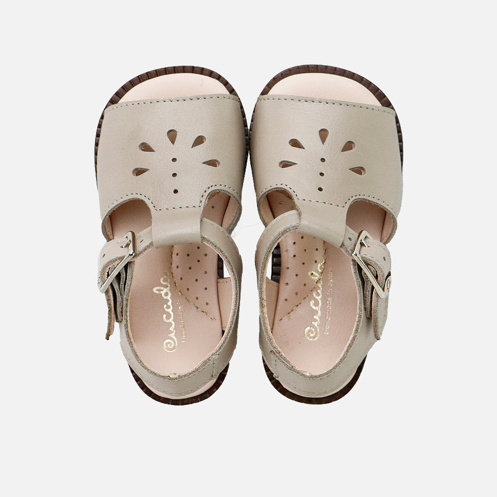 Retro Stone Nappa Leather Sandals | Eli 1957