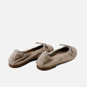 Ballerinas Ondas leather suede terracotta Papanatas | Eli 1957