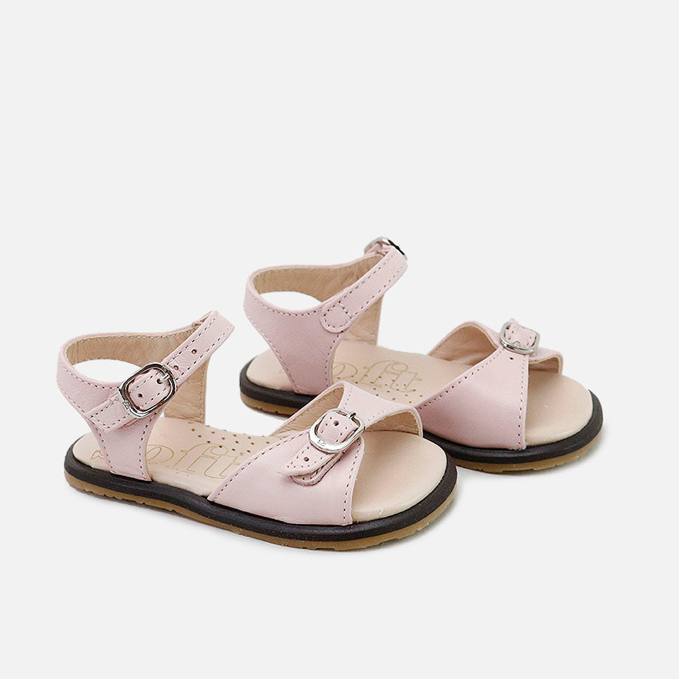 Sandalias Doble Hebilla Cuarzo piso oscuro Barefoot Eli | Eli 1957