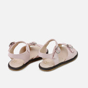 Sandalias Doble Hebilla Cuarzo piso oscuro Barefoot Eli | Eli 1957