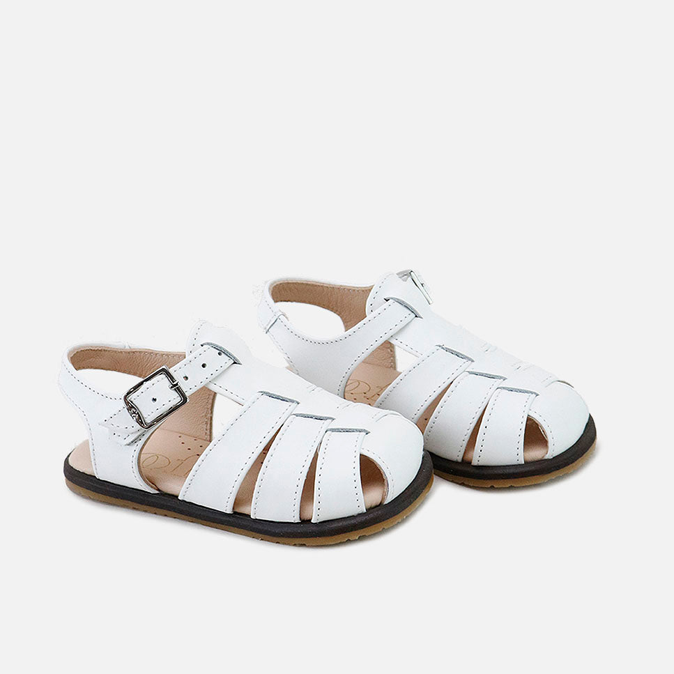Sandalias Cangrejeras Blanco piso oscuro Barefoot Eli | Eli 1957