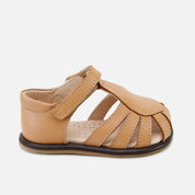 Sandalias Cangrejeras Miel piso oscuro Barefoot Eli | Eli 1957