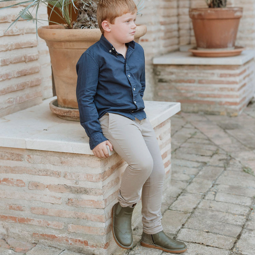 Eli 1957 Khaki Sibaritas Elastic Combined Boot